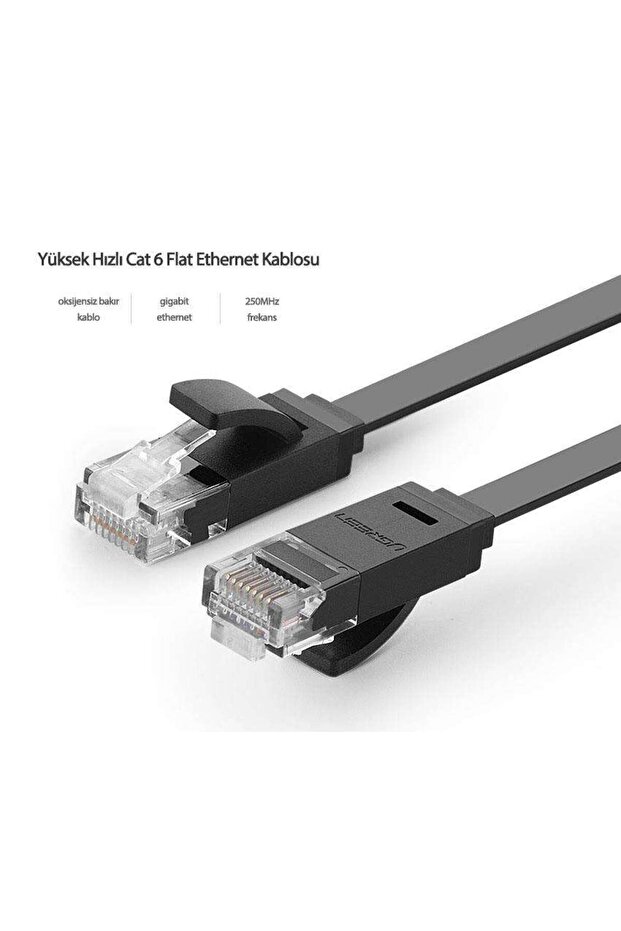Cat 6 Flat Ethernet Kablosu 20 Metre - 3