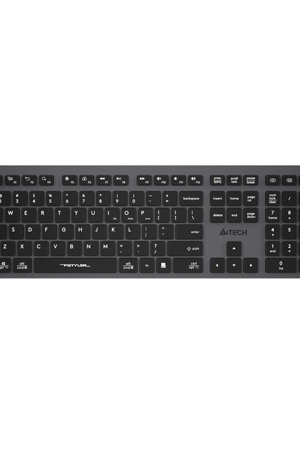 Fstyler Fbx50c Gri Bluetooth 2.4g Nano Fn Şarjlı Multimedya Klavye - 1