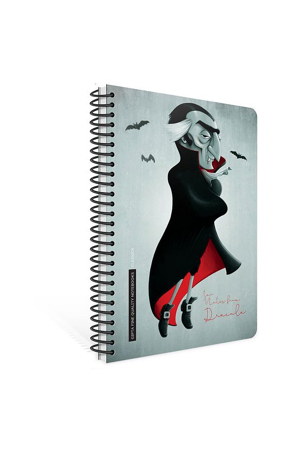 Classica Spiralli Sert Kapak 17x24 120 Yaprak Kareli Defter 6383 - 4