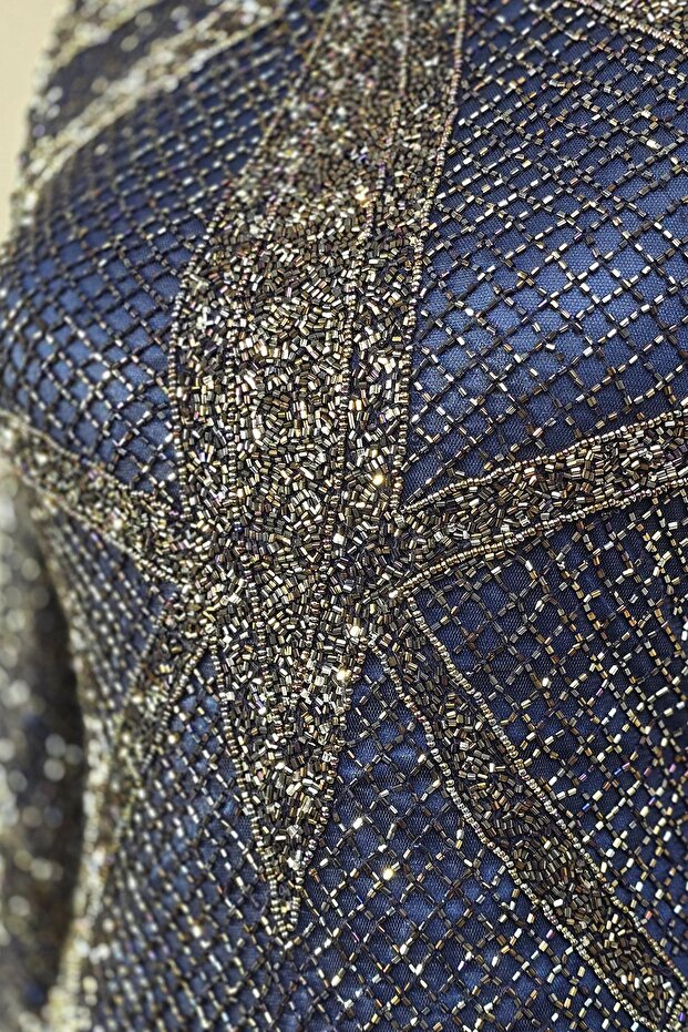 Lacivert İthal Abiye 1004 - 4