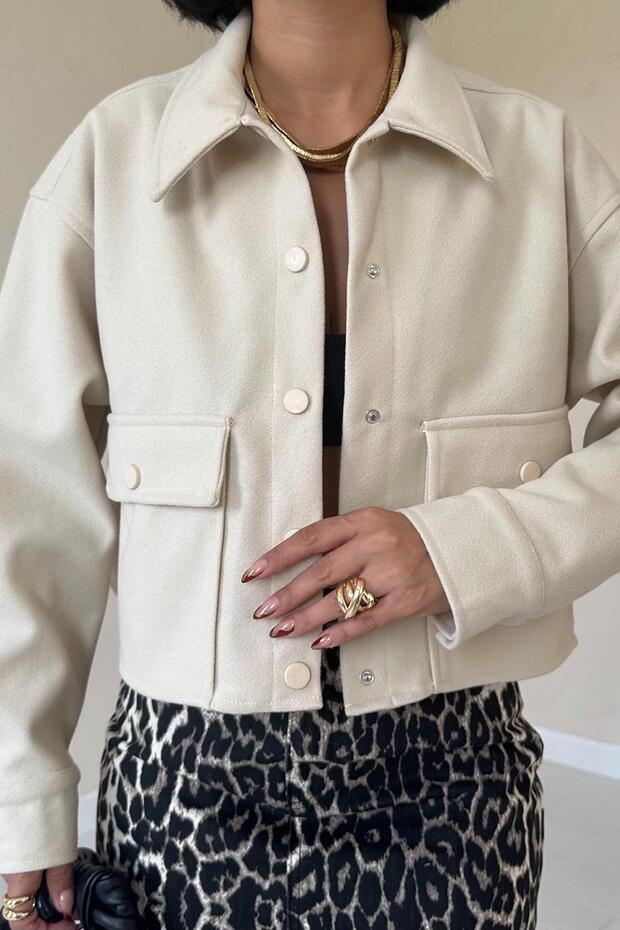 KISA KAŞE GÖMLEK CEKET - 2