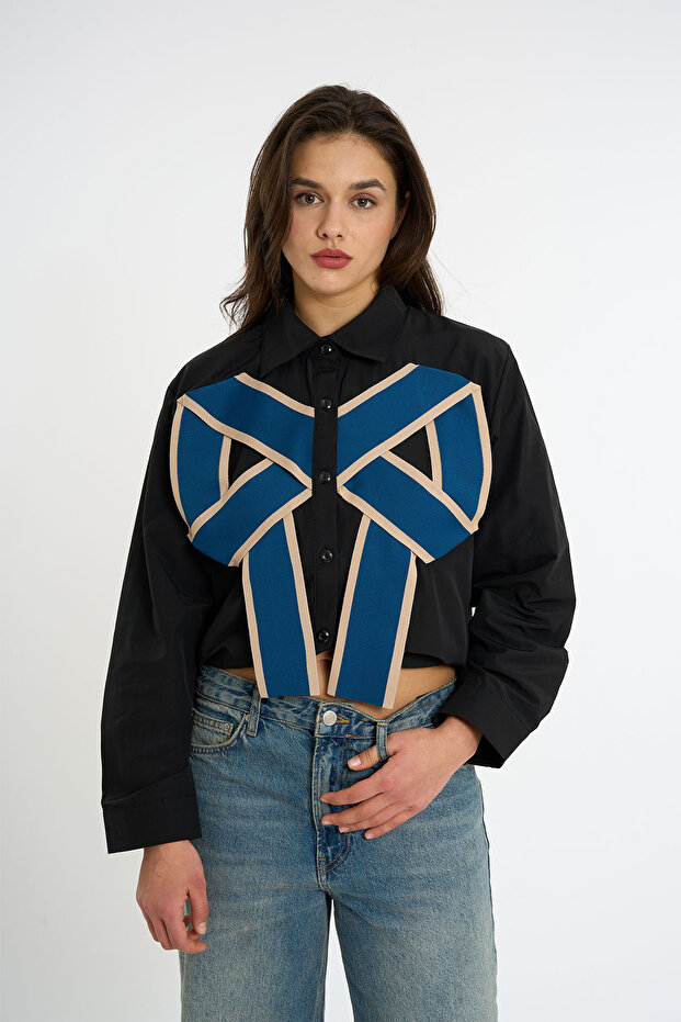 Fiyonk Detaylı Gömlek - 1