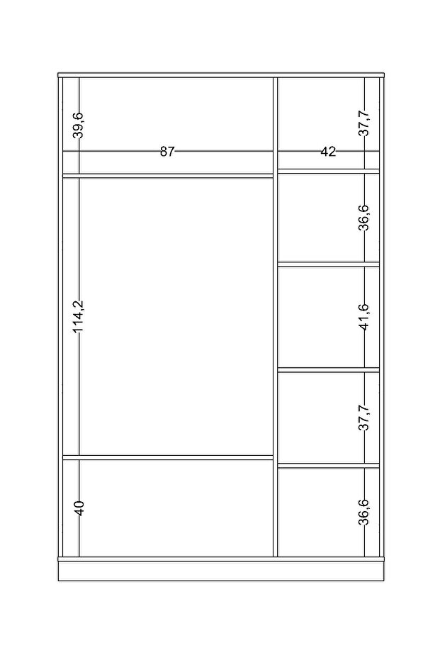 Rixos 3 Kapaklı Dolap - 5