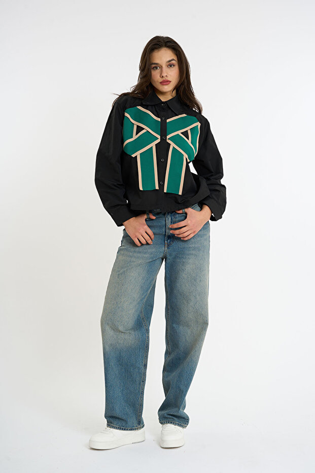 Fiyonk Detaylı Gömlek - 4