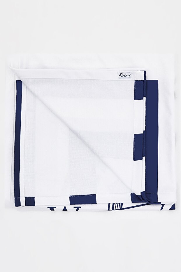 Beach Towel - Anchor Patterned - 5