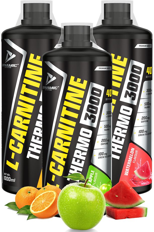 Thermo L-carnitine 3000 Mg X 3 Adet - 3000 ml - 3 Leziz Aroma - 120 Servis - L-karnitin - 1