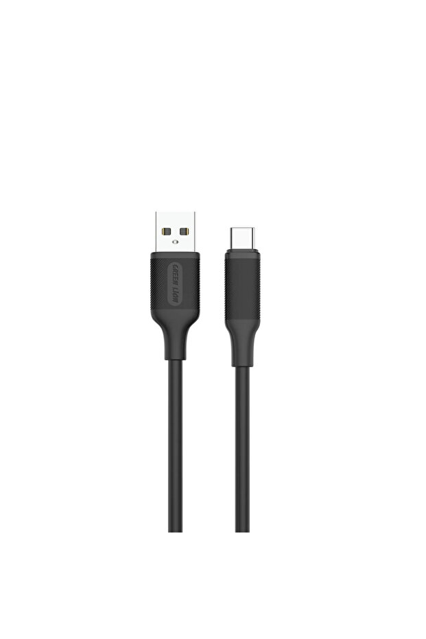 Usb-A To Usb-C Pvc Cable 2M - Black