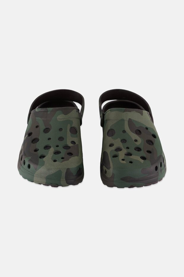 Men Slip On Clogs, Olive - 4