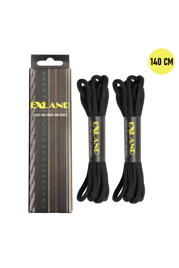 2 Pairs of Replacement Laces for Shoes and Boots -140 cm