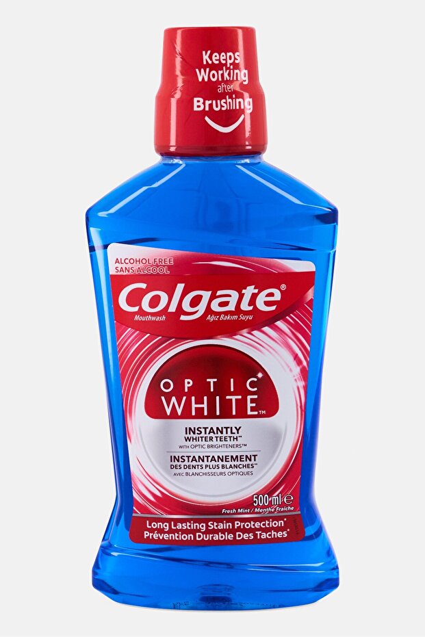 Optic White Whitening Mouthwash 500ml