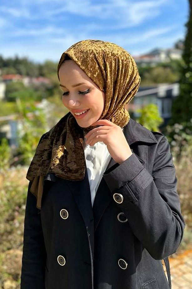Trend Örme Şal 1 - Ats1or-04 - Kahverengi - 2