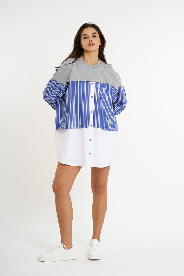 Plain Shirt - Button Detail - 2