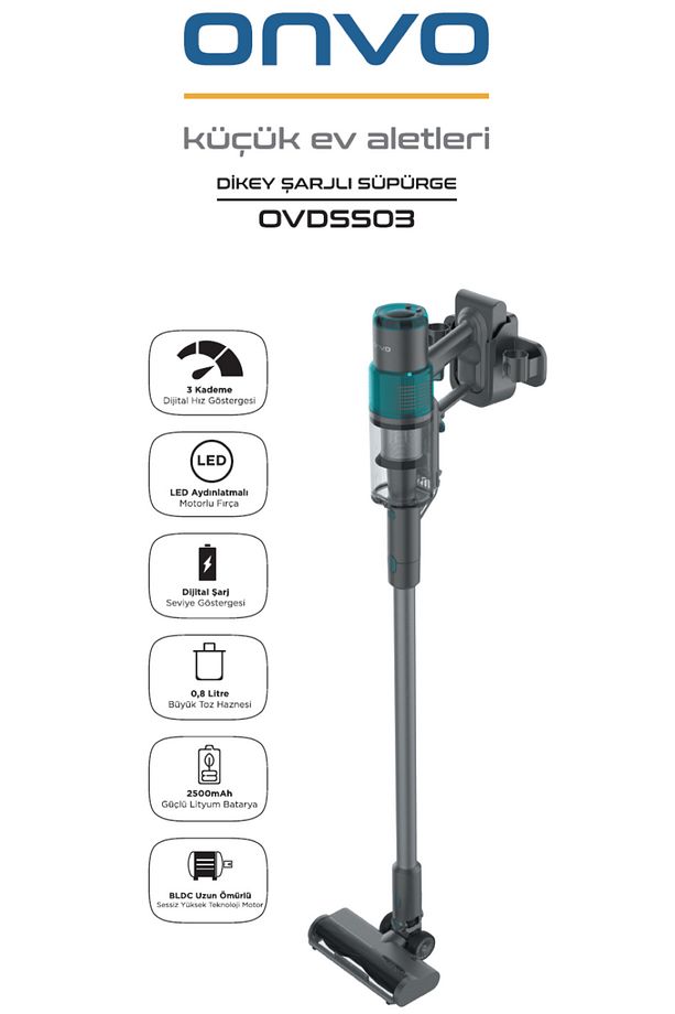 Ovdss03 Kablosuz Şarjlı Dikey Süpürge 500w - 5