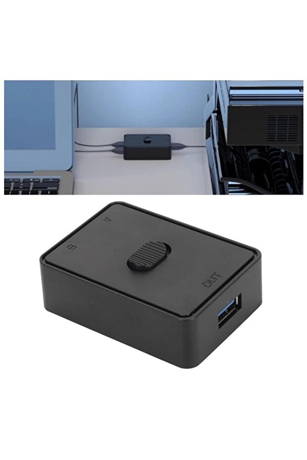 Usb 3.0 2 Port To KVM Switch Çoklu Pc Kasa Çoklayıcı Hub Anahtar - 6