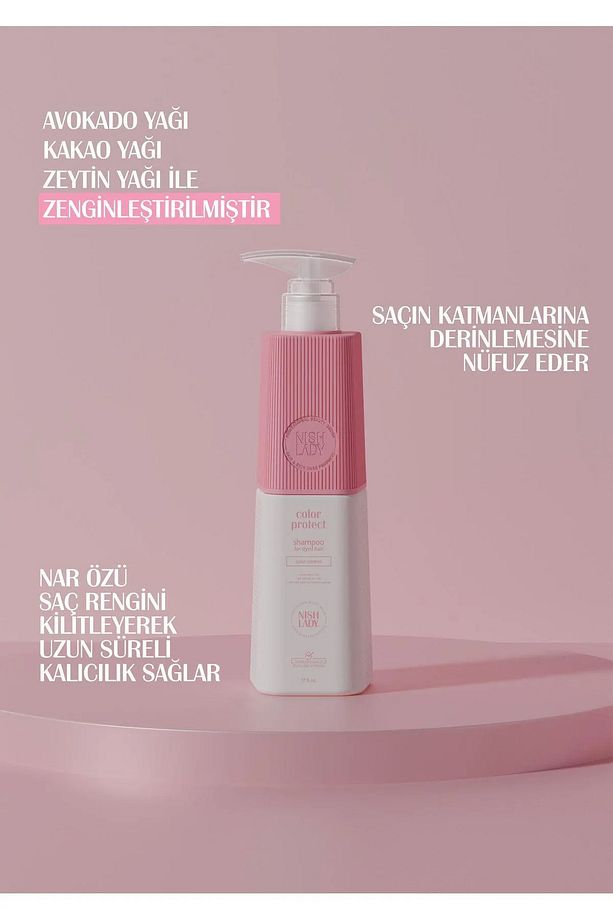 Boyalı Saçlara Özel Color Protect Şampuan – Renk Koruyucu Özel Sülfatsız Şampuan 947 ml - 5
