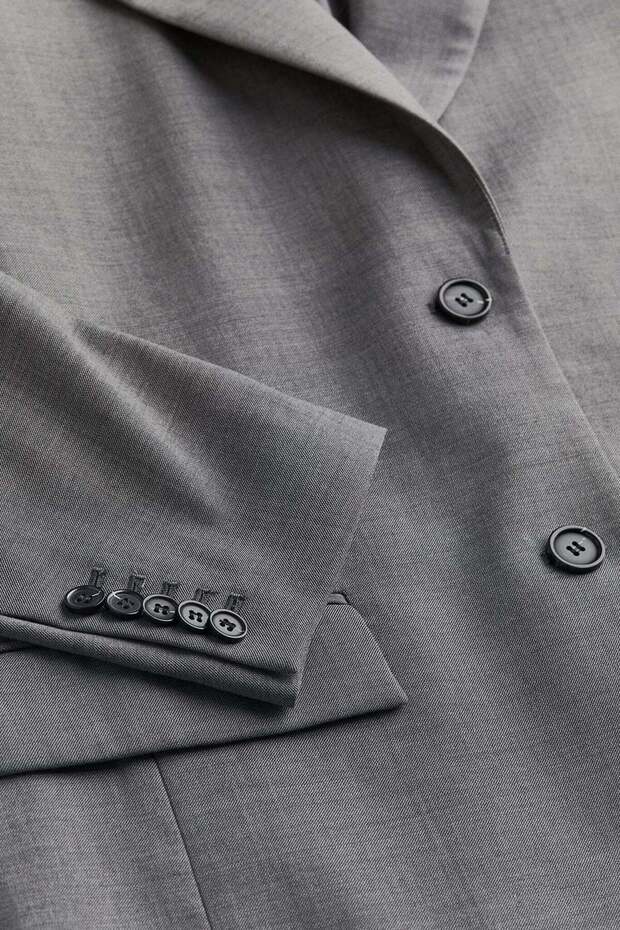 سترة كبيرة الحجم من مزيج الصوف - 2