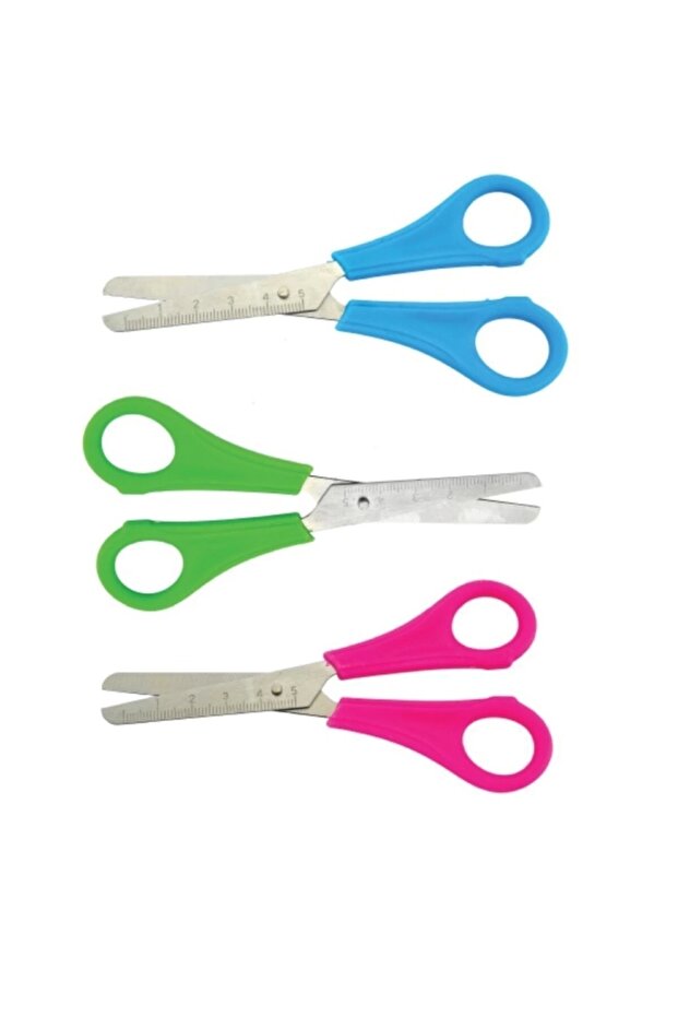 مقص المدرسة 3 قطع مقص الأطفال - 1