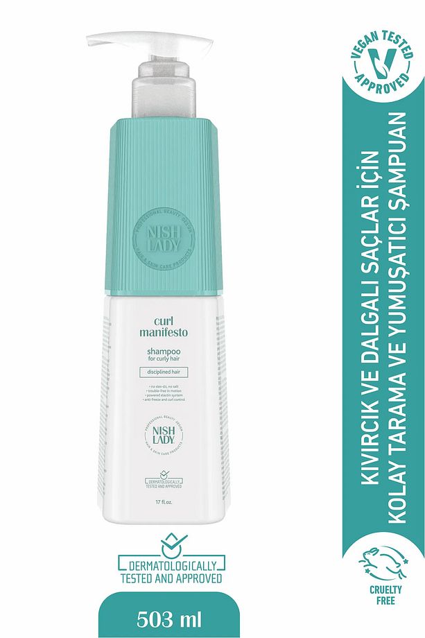 Kıvırcık Saçlar Için Birikme Önleyici Bukle Belirginleştirici Şampuan 503 ml / Curl Manifesto - 1