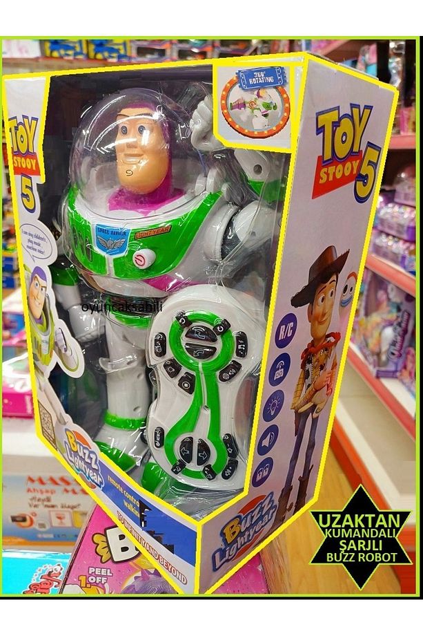 Buzz Lıghtyear R/c Oyuncak Hikayesi Toystory Uzaktan Kumandalı Robot Şarjlı Açılır Kanat - 1