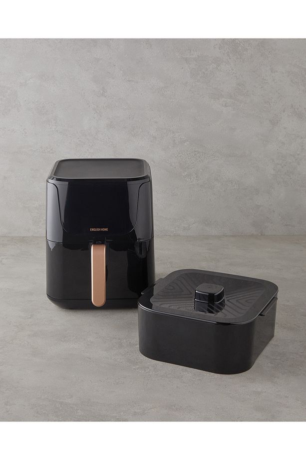 AIF 2030 XL Sıcak Tutma Hazneli Air Fryer 1500W Siyah-Bakır - 6
