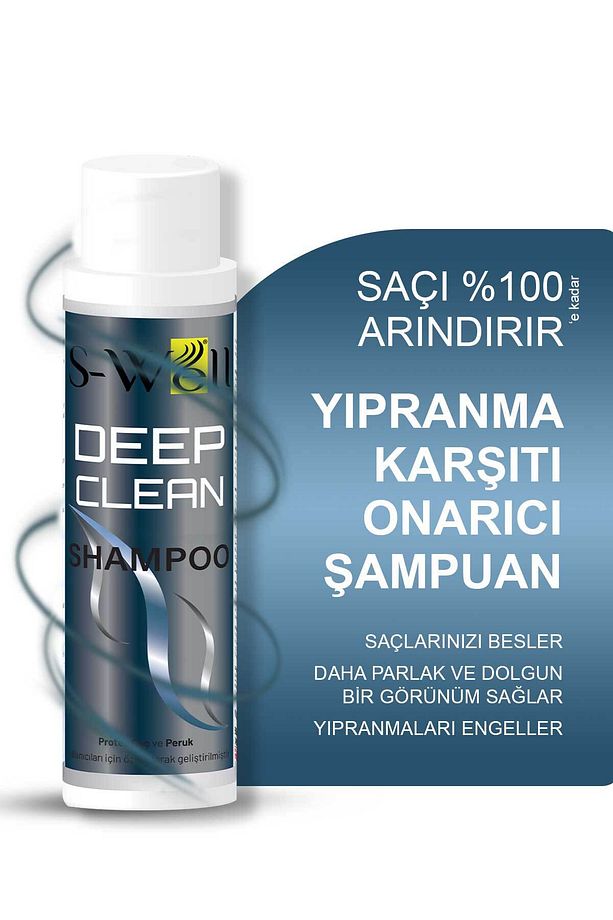 Deep Clean Shampoo | Protez Saç Bakım Şampuanı 400 ML - 2
