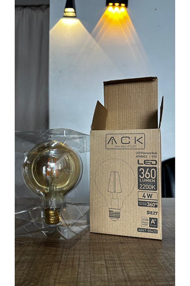 Led Ampul Rustik 4w E27 360lm 2200k - 2