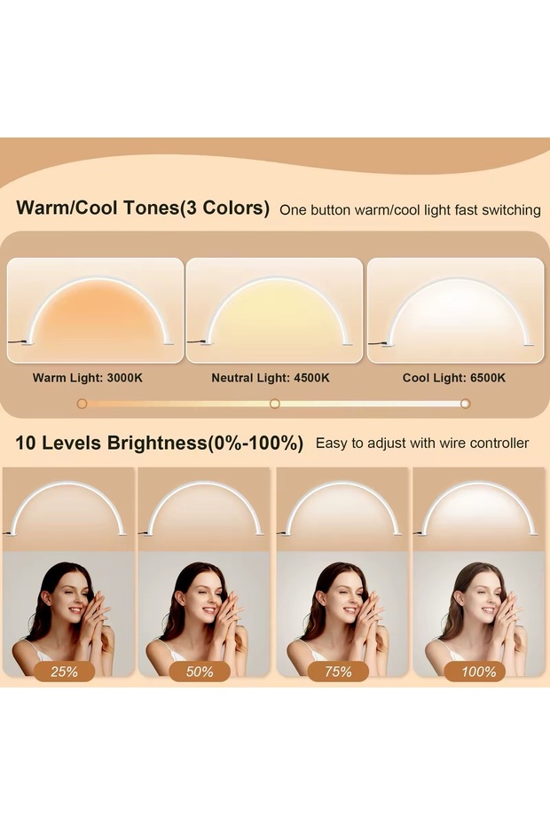 Yarım ay led lamba - 2