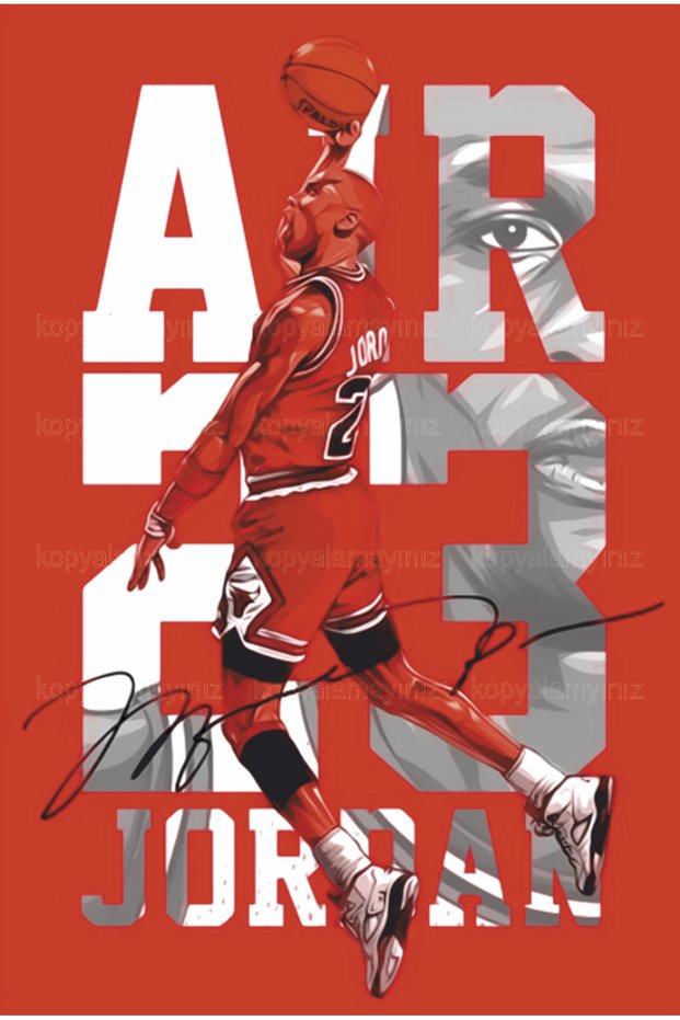 Dunk Basketball Sport Home Decoration Painting Retro Wood Poster
