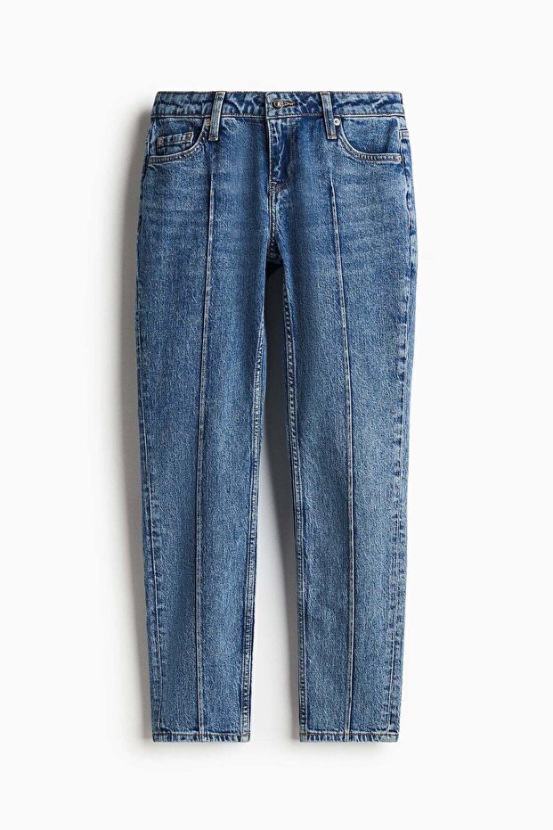 Slim Straight Low Ankle Jeans