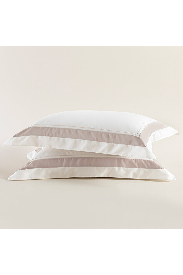 Adda Pillowcase Ecru/Stone - 1