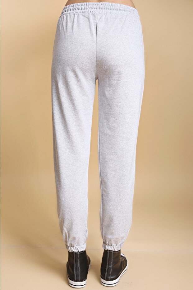 Gray Sweatpants with Pockets - 5
