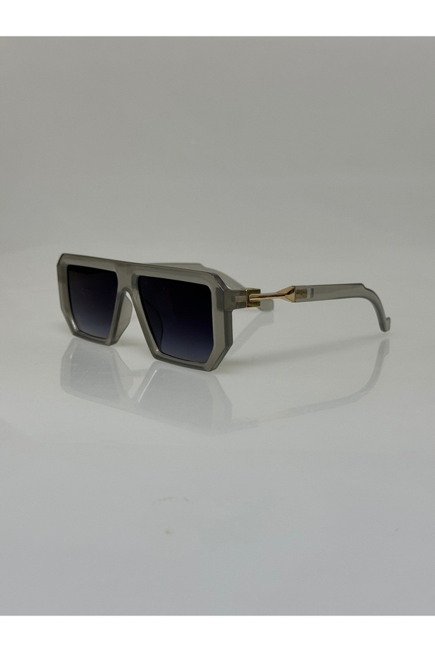 Chequar Unisex Papyrus Rectangular Sunglasses - 5