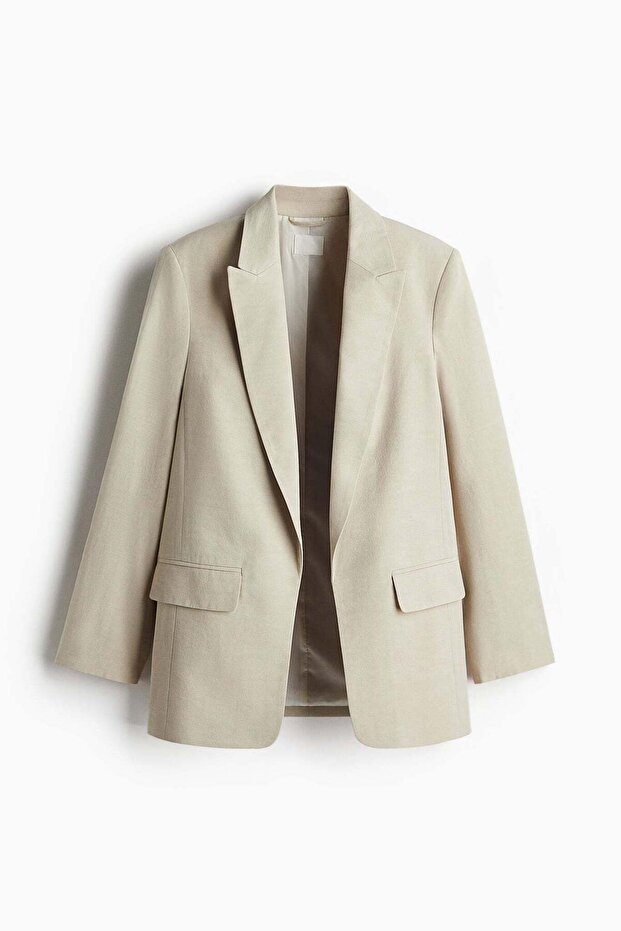 Lyocell-blend blazer