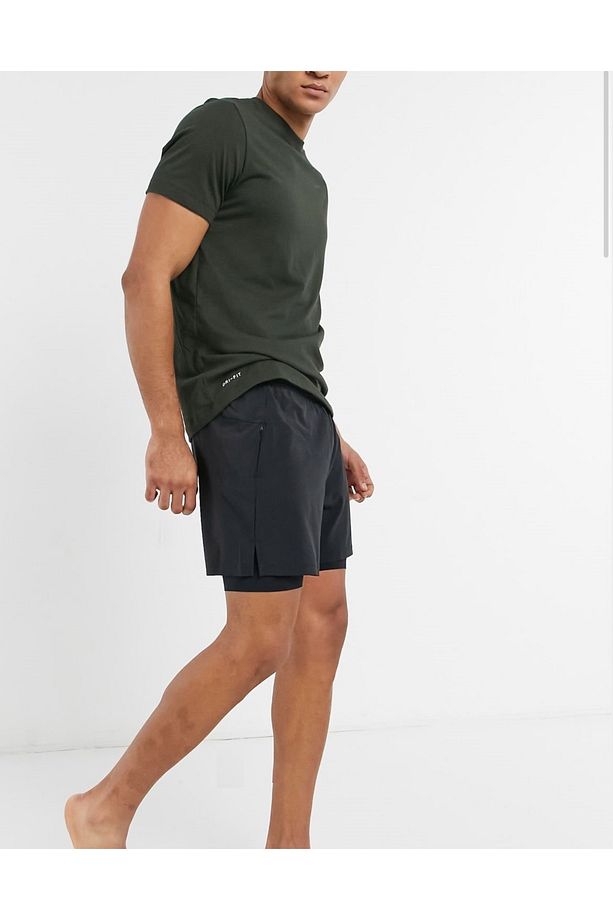 Pro Traning Şortlu Fermuarlı Flex Vent Max Erkek Short 2 In  1 - 3