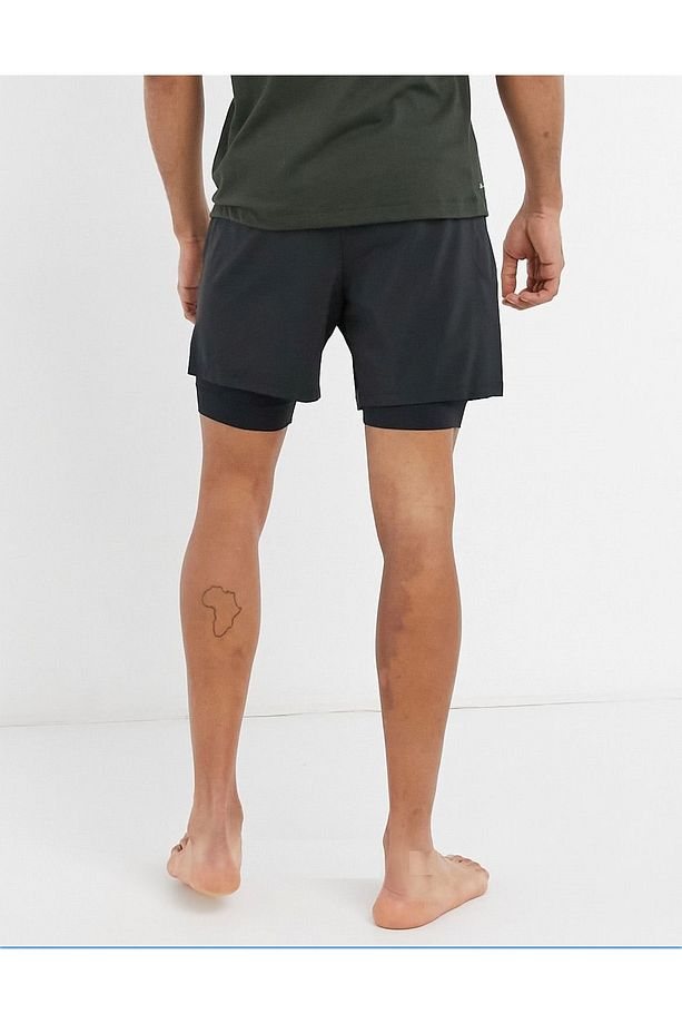 Pro Traning Şortlu Fermuarlı Flex Vent Max Erkek Short 2 In  1 - 4
