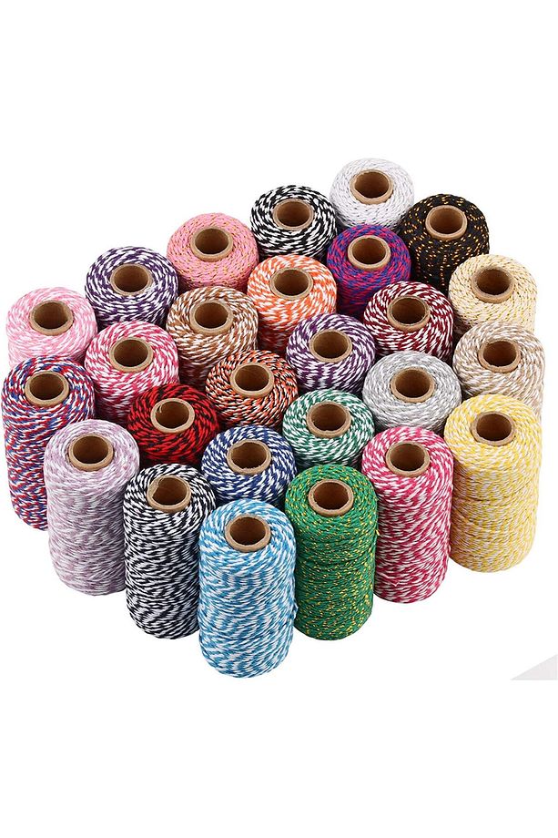 6 lı Süper Set Hediye Poşeti Süsleme Seti Marteniçka Seti Marteniçka İp Paketleme İpi Süs İpi - 7