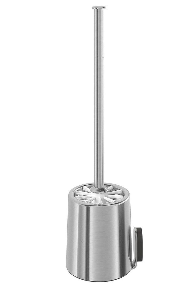 Duvara Monte Tuvalet Fırçası Standlı Fırçalık Paslanmaz Çelik 40cm LB059 - 2