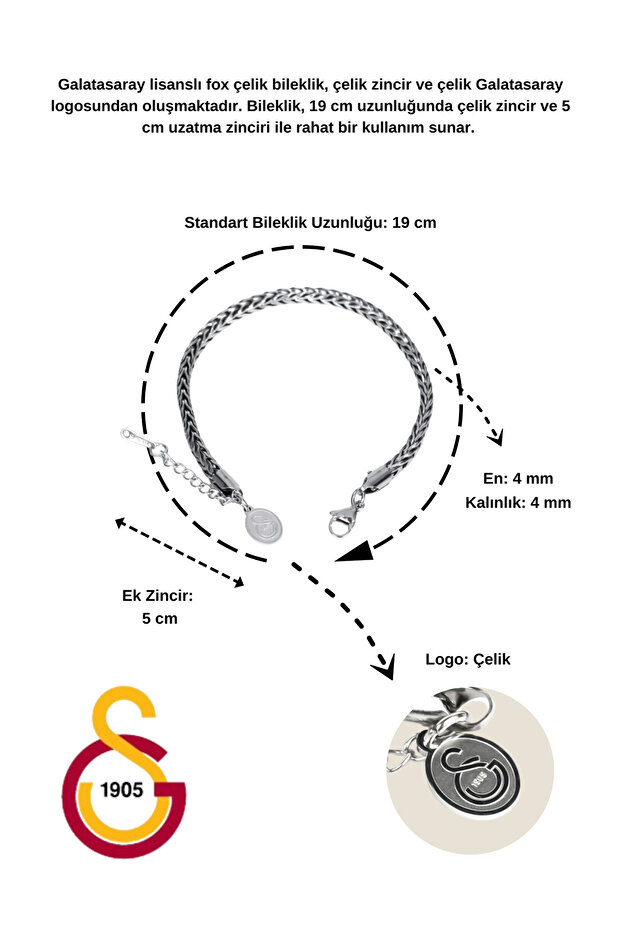 GS FOX ÇELİK BİLEKLİK - 5