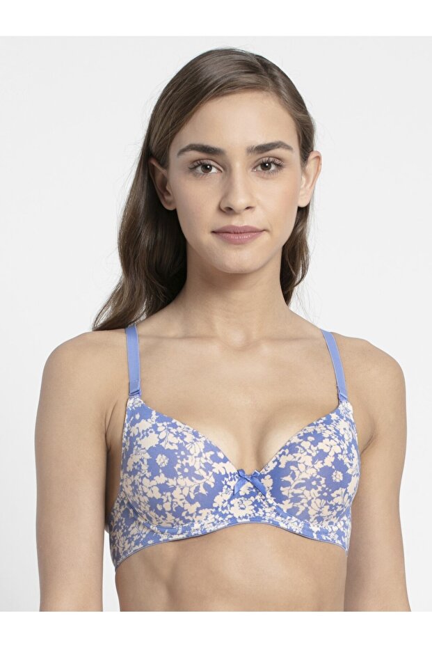Essence Full Coverage T-Shirt Bra - 1245-01 Blue
