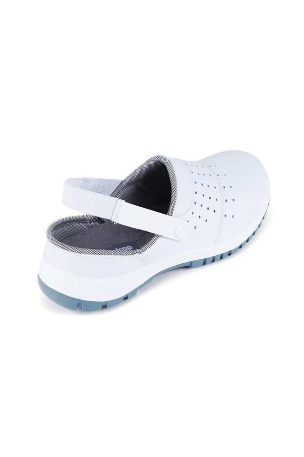 Slipper 210-01 S1 Src Beyaz Mikrofiber Deri Çelik Burun Sabo Iş Terlik Sandalet - 3
