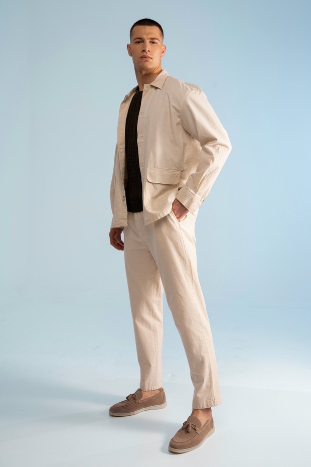 Cotton Blend Washed Linen Set
