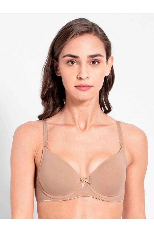 Essence Full Coverage T-Shirt Bra - 1245-01 Beige
