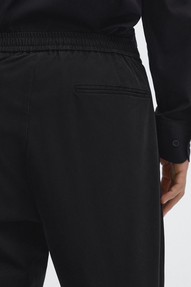 Poplin jogger pantolon - 5