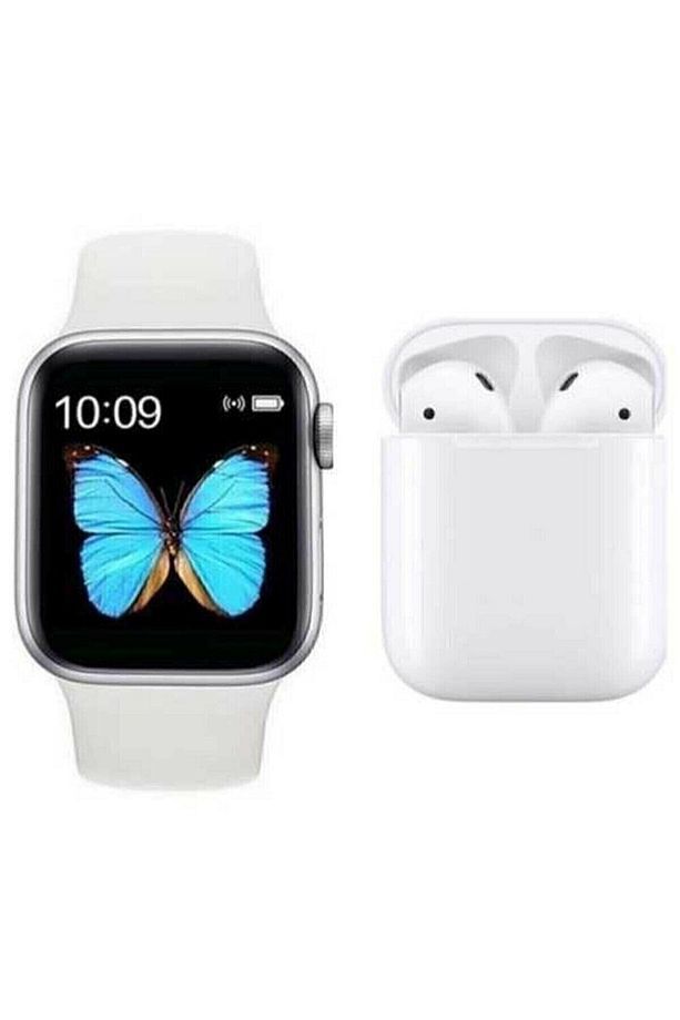 Smart Watch 6 Series Ve I12 Bluetooth Kulaklık Ios & Android Uyumlu Ikili Set - 3