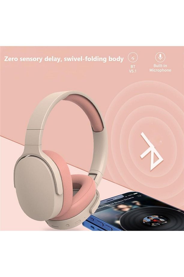 Yeni Nesil Şık Ergonomik Tasarım Extra Bass Kablosuz Bluetooth Mikrofonlu Spor Kulaklık Sd Kartlı - 5