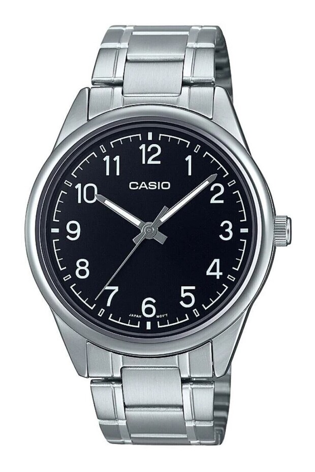 Silver Color Men's Wristwatch with Black Cord