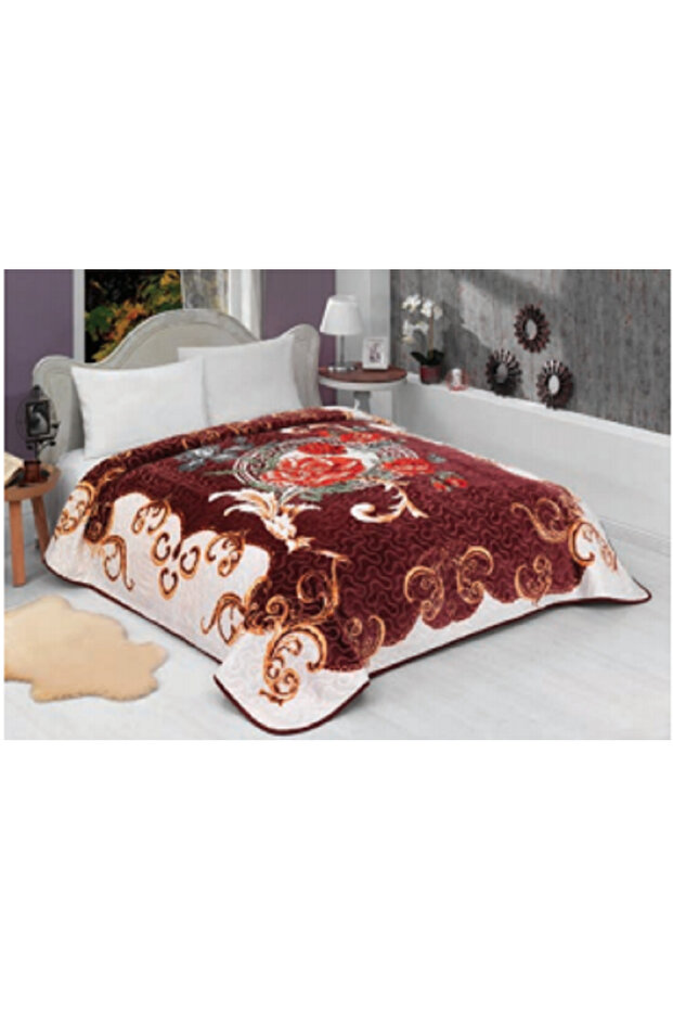 Velvet Self Patterned Oversize Blanket - 7
