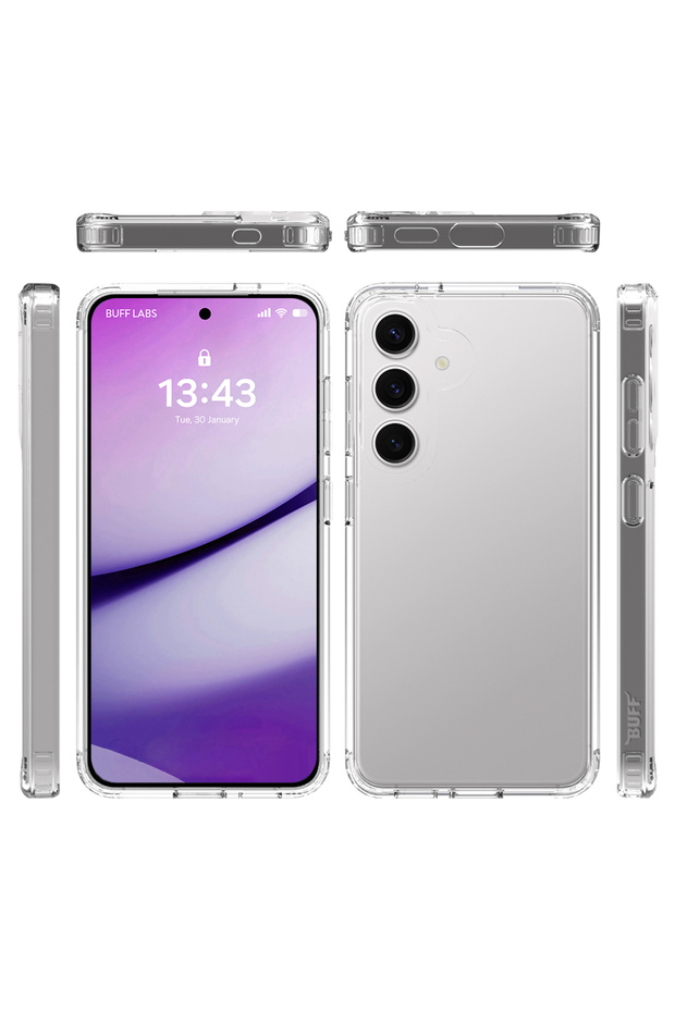 Buff Galaxy S25 Plus / S24 Plus Air Hybrid Şeffaf Kılıf - 4