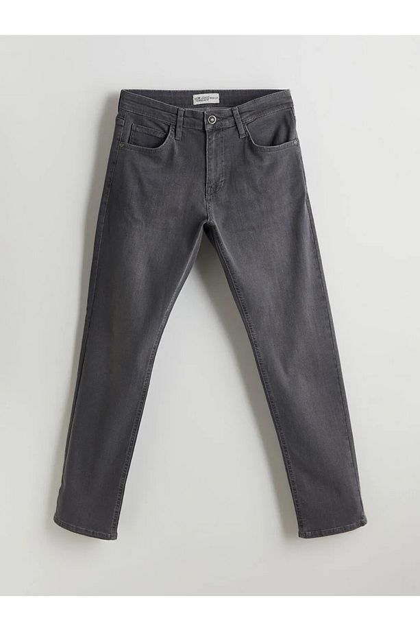 LCW Jeans Gri Regular Fit Erkek Jean Pantolon - 1