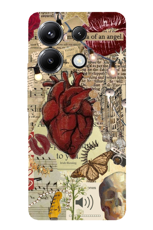 Poco X6 Pro Compatible Vampire Diaries Vintage Transparent Silicone Case